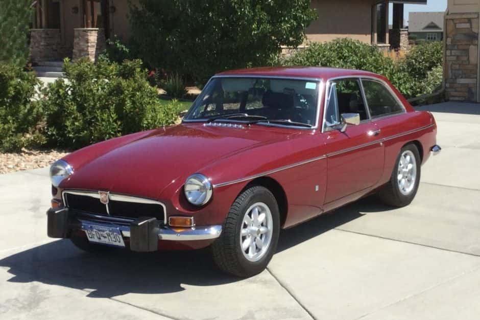 MG B classic car
