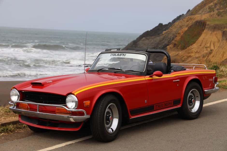 Triumph TR6 classic car