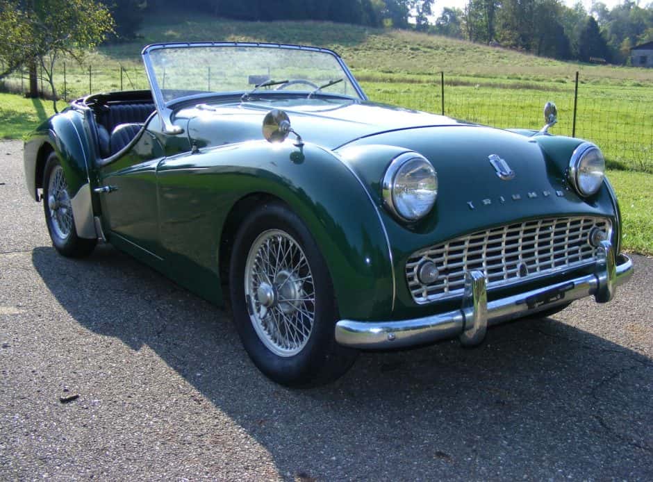 Triumph TR3 classic car