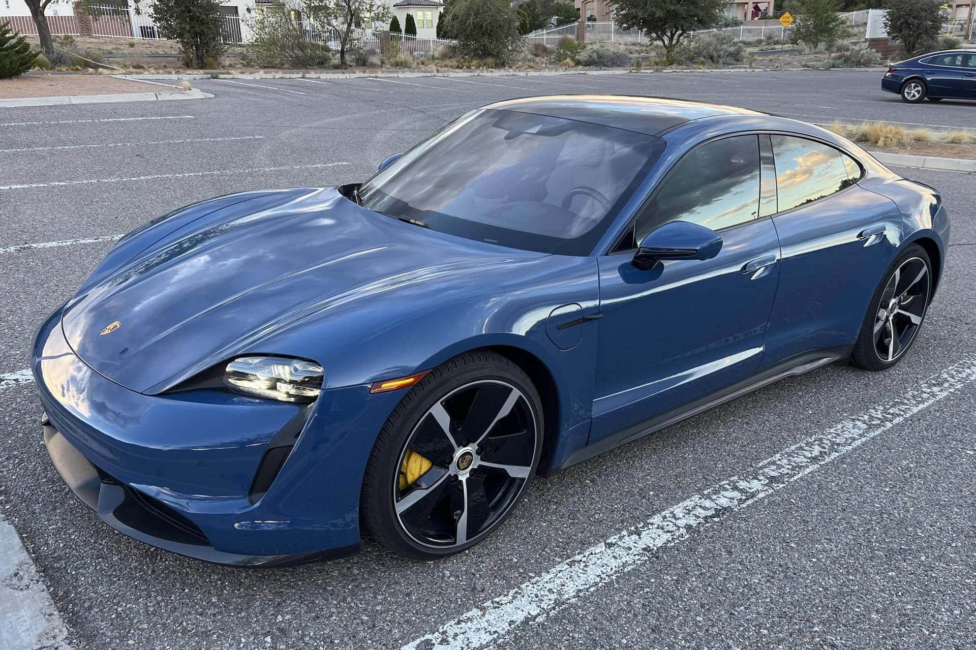 2021 Porsche Taycan sold for $126,969