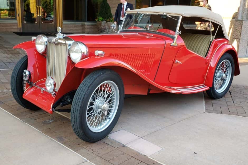 MG TC classic car