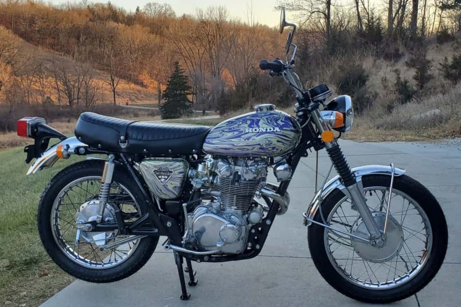 Honda CB450 classic car