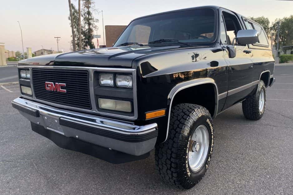 1989 GMC Jimmy (1973-1991) sold for $24,000