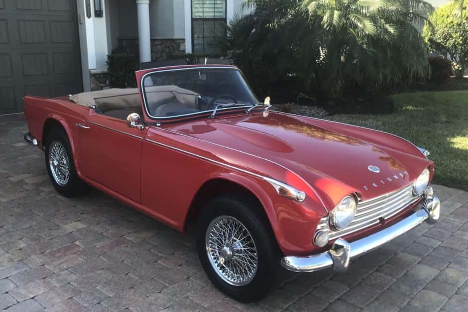 1966 Triumph TR4 sold for $29,500