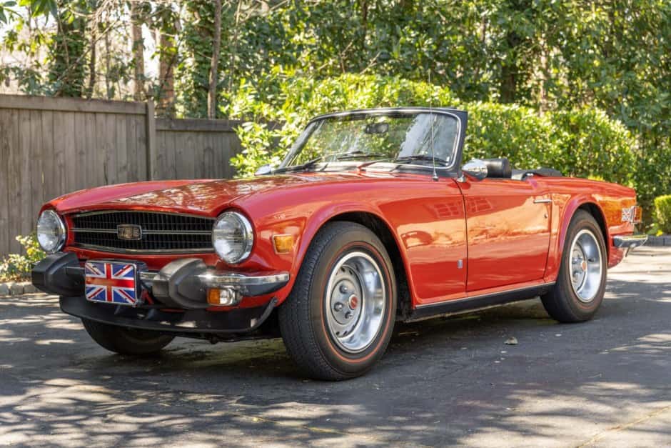 1975 Triumph TR6 sold for $45,000