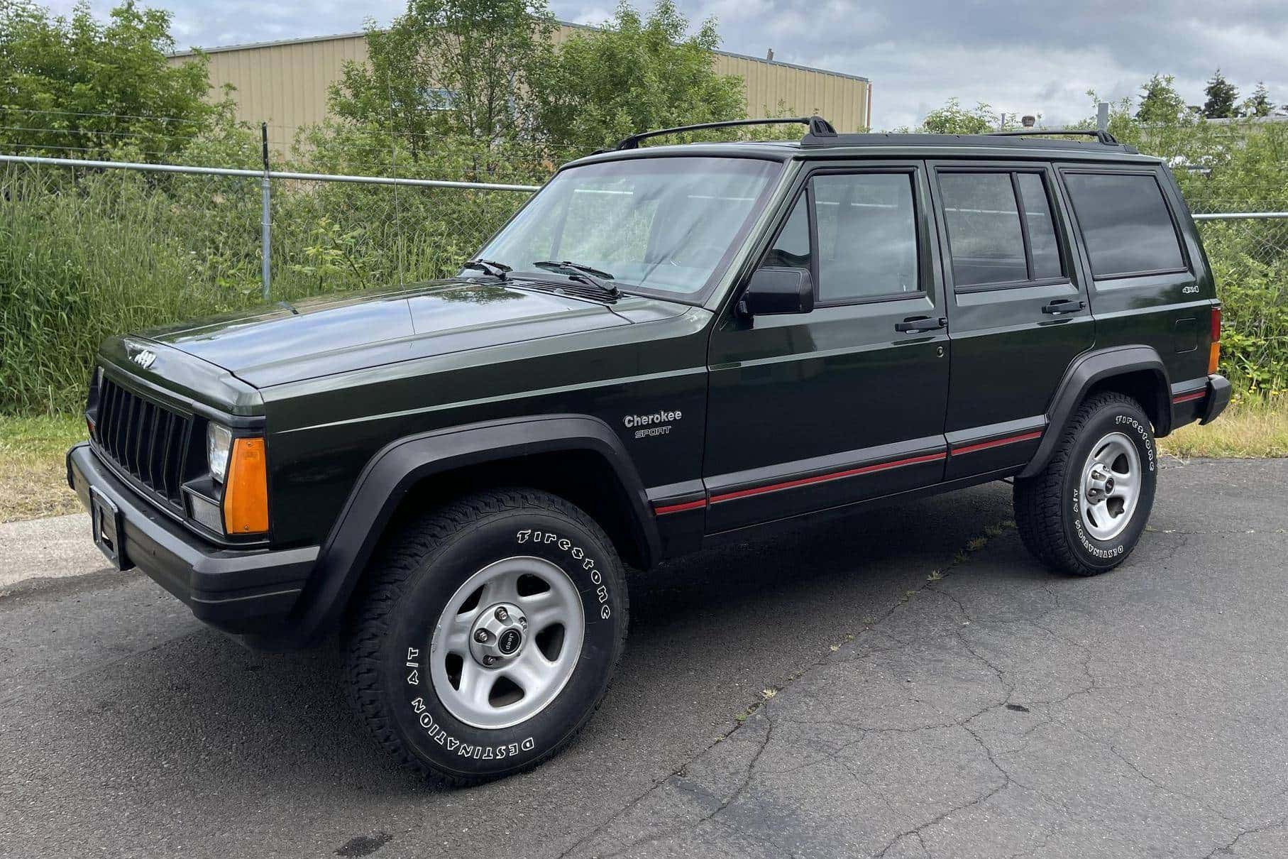 1996 Jeep Cherokee sold for $13,600