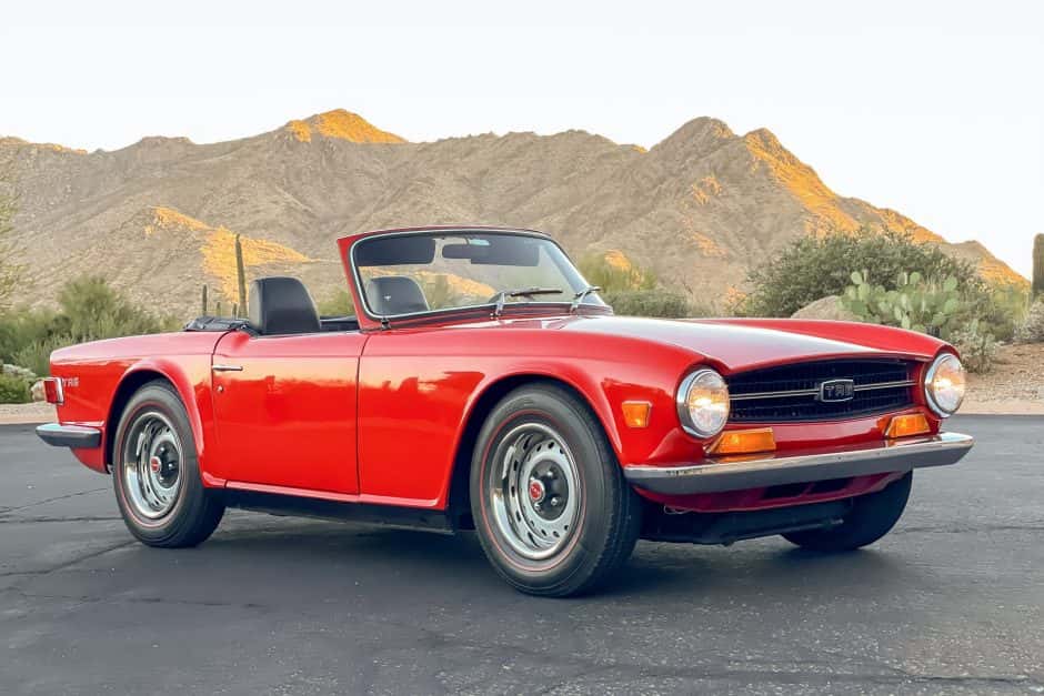 1969 Triumph TR6 sold for $13,300