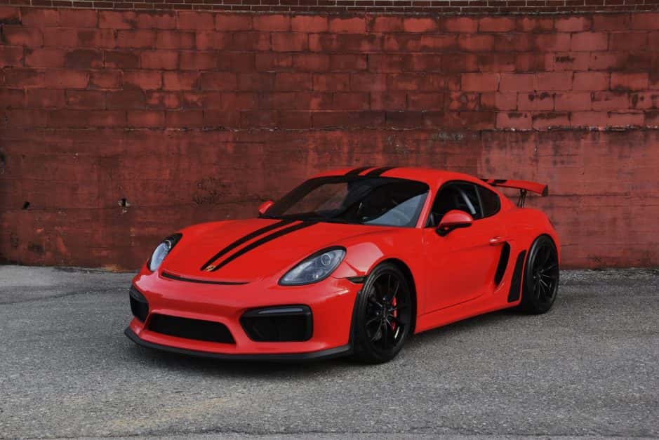 2016 Porsche Cayman GT4 sold for $91,500