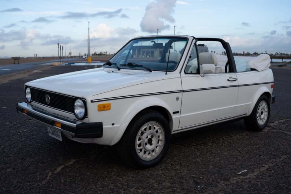 1987 Volkswagen Golf/Rabbit Cabriolet sold for $13,250