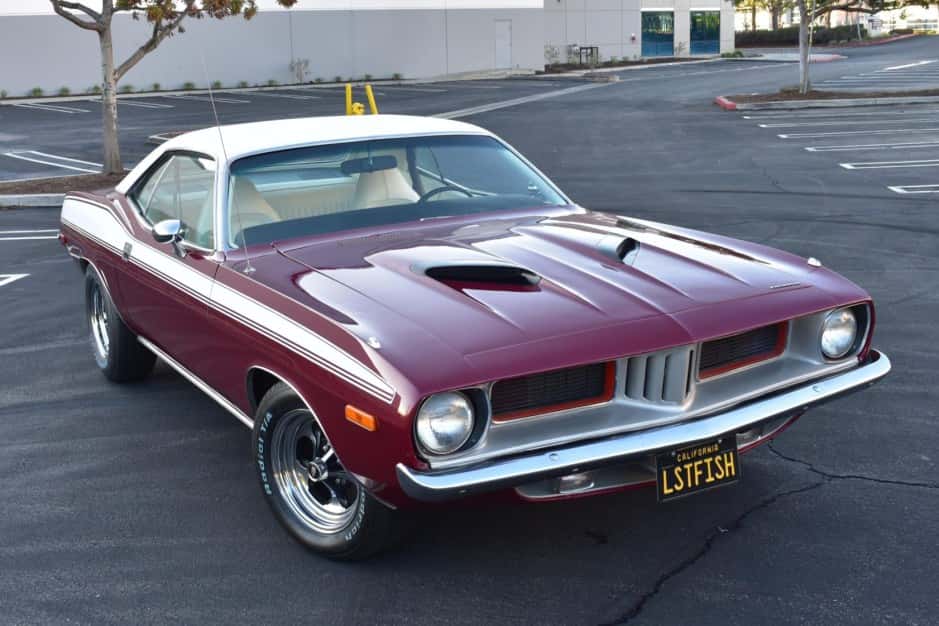 1974 Plymouth Barracuda sold for $31,000