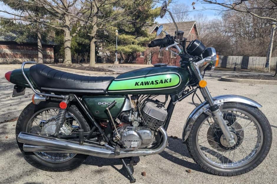 1973 Kawasaki H1 Mach III sold for $9,500
