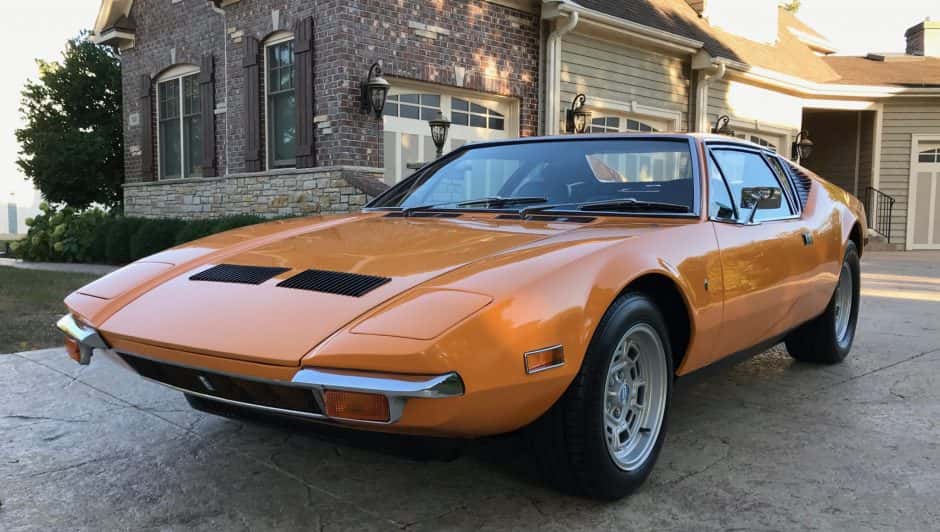 1972 DeTomaso Pantera sold for $83,000