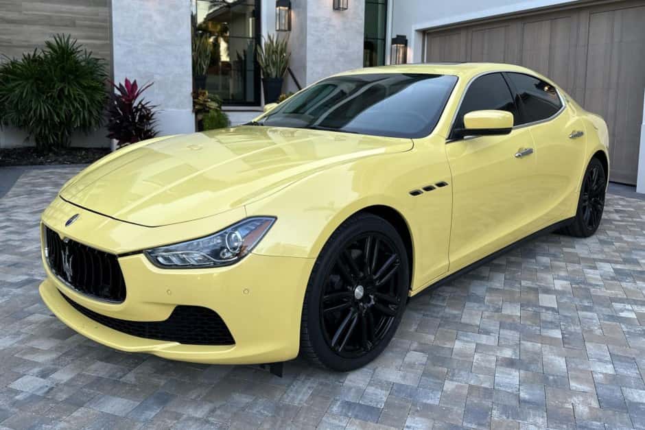 2014 Maserati Ghibli sold for $24,000