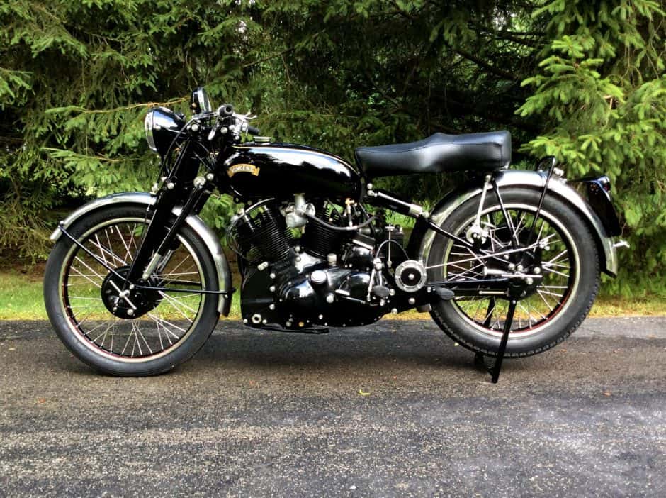 1953 Vincent Black Shadow sold for $81,000