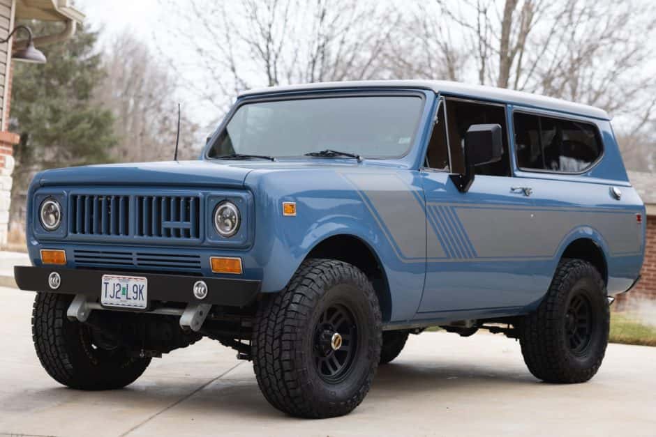 1975 International Harvester Scout sold for $79,000