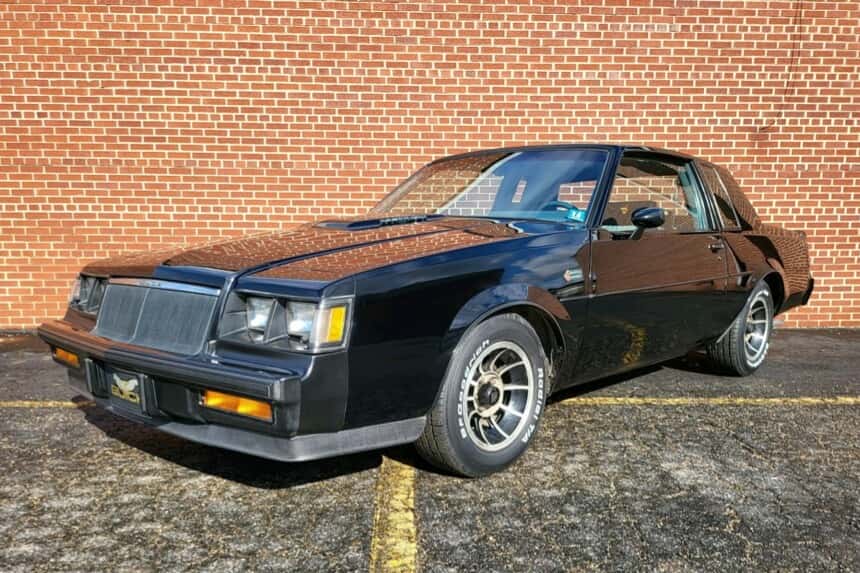 1985 Buick Grand National sold for $25,750