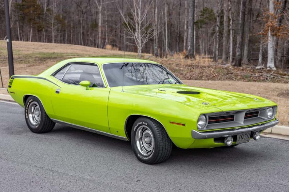 1970 Plymouth Barracuda sold for $96,000