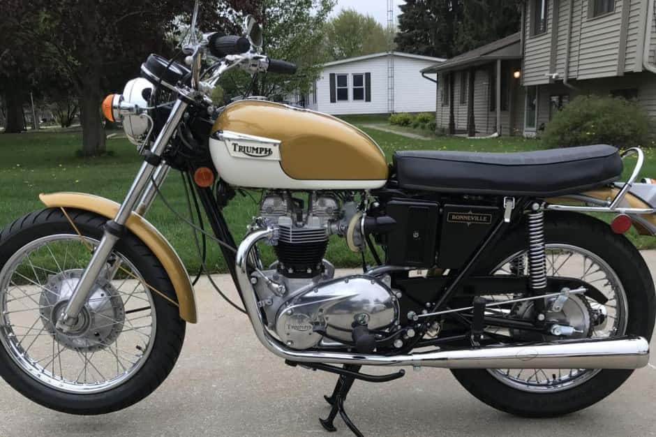 1972 Triumph Bonneville T120 sold for $8,900