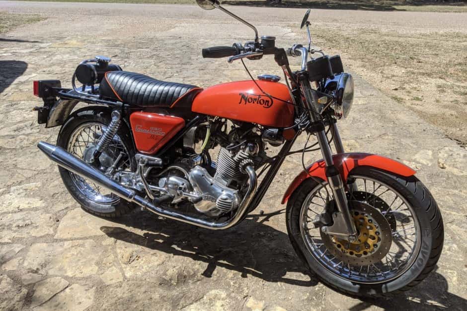 1973 Norton Commando sold for $7,300