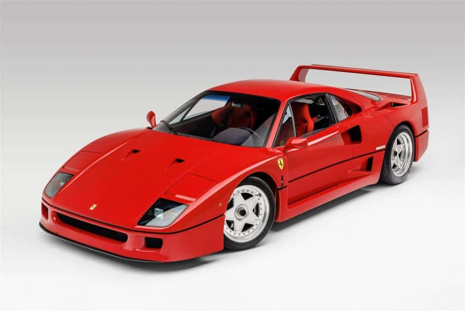 1990 Ferrari F40 sold for $1,960,000
