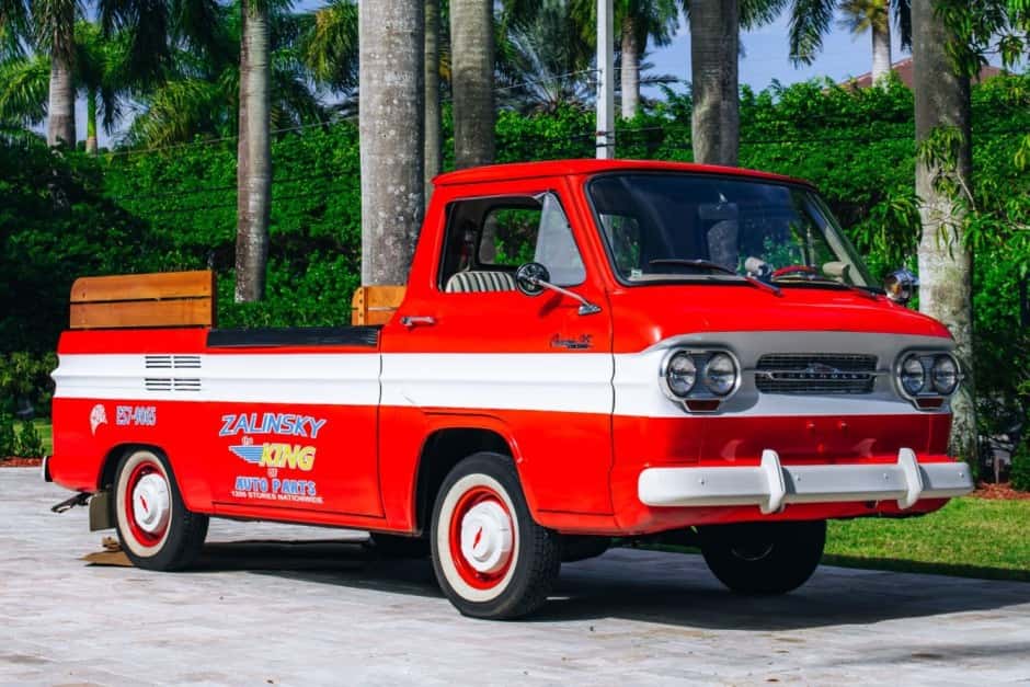1963 Chevrolet Corvair Rampside and Loadside Pickup sold for $23,250