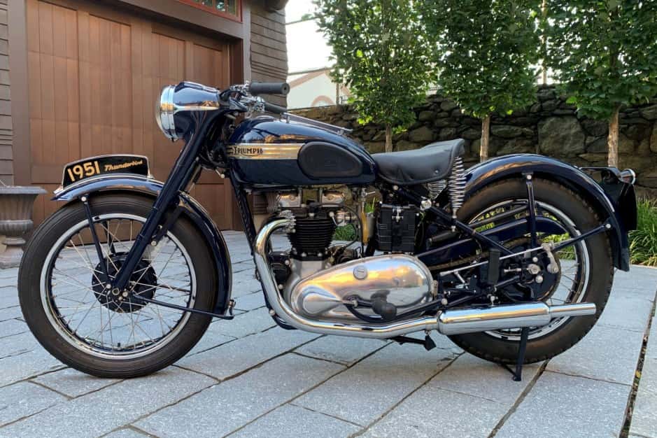 1951 Triumph Thunderbird (1949-1966) sold for $19,500
