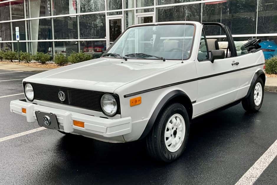 1985 Volkswagen Golf/Rabbit Cabriolet sold for $9,400
