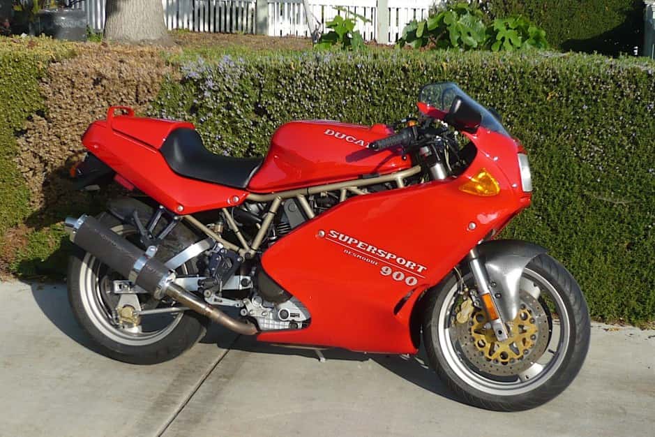 1995 Ducati 750, 800, 900, & 1000 Supersport (1988-2007) sold for $7,000