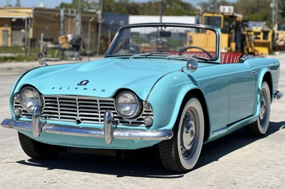 1962 Triumph TR4 sold for $22,000