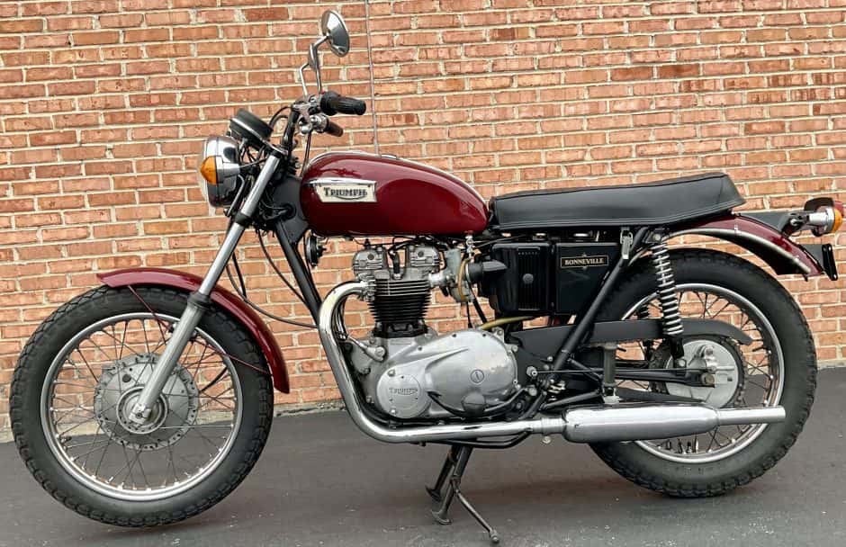 1972 Triumph Bonneville T120 sold for $3,300