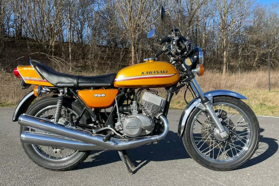 1973 Kawasaki H2 Mach IV sold for $19,000