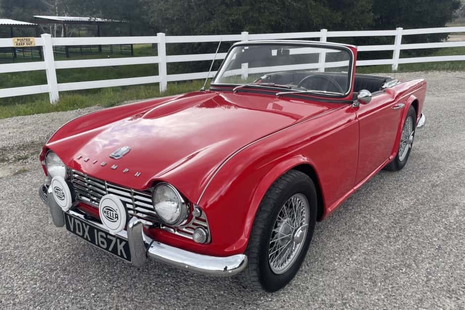 1963 Triumph TR4 sold for $24,000