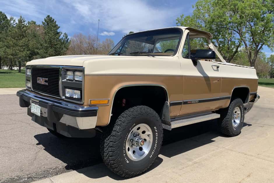 1991 GMC Jimmy (1973-1991) sold for $27,580