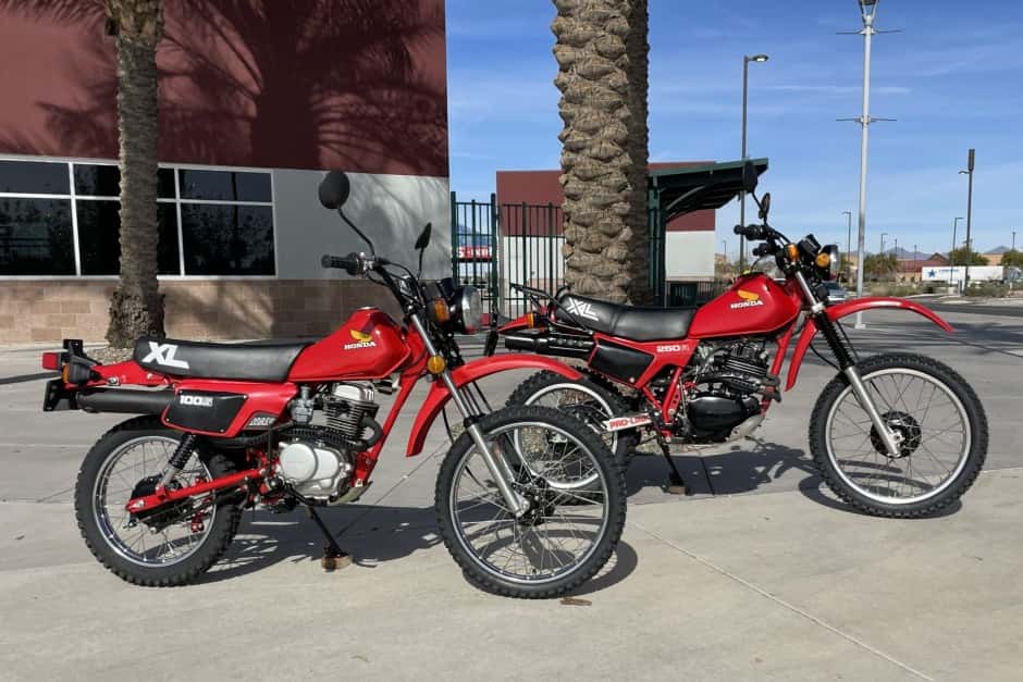 1982 Honda XL & XR sold for $5,250