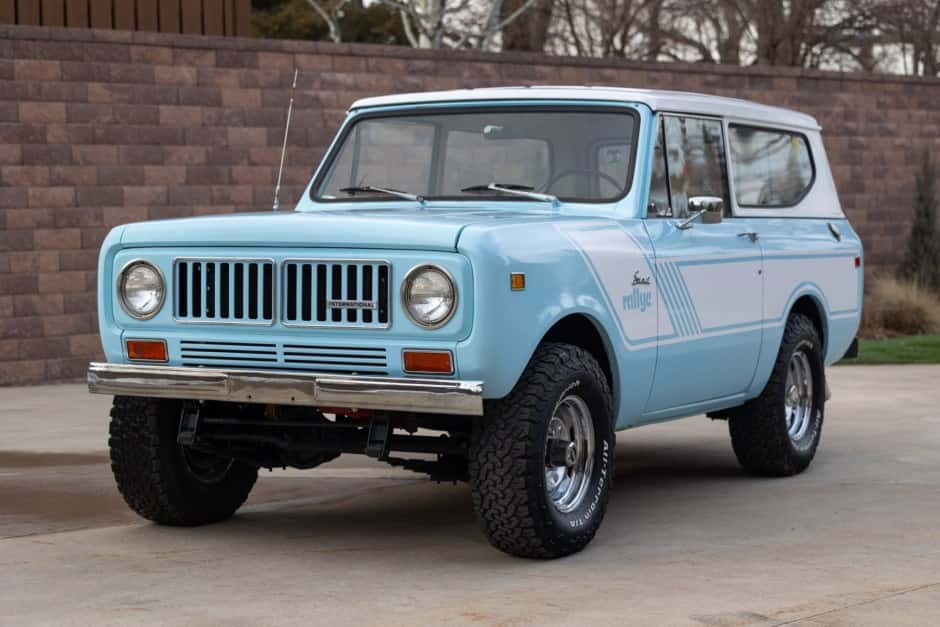 1973 International Harvester Scout sold for $44,500