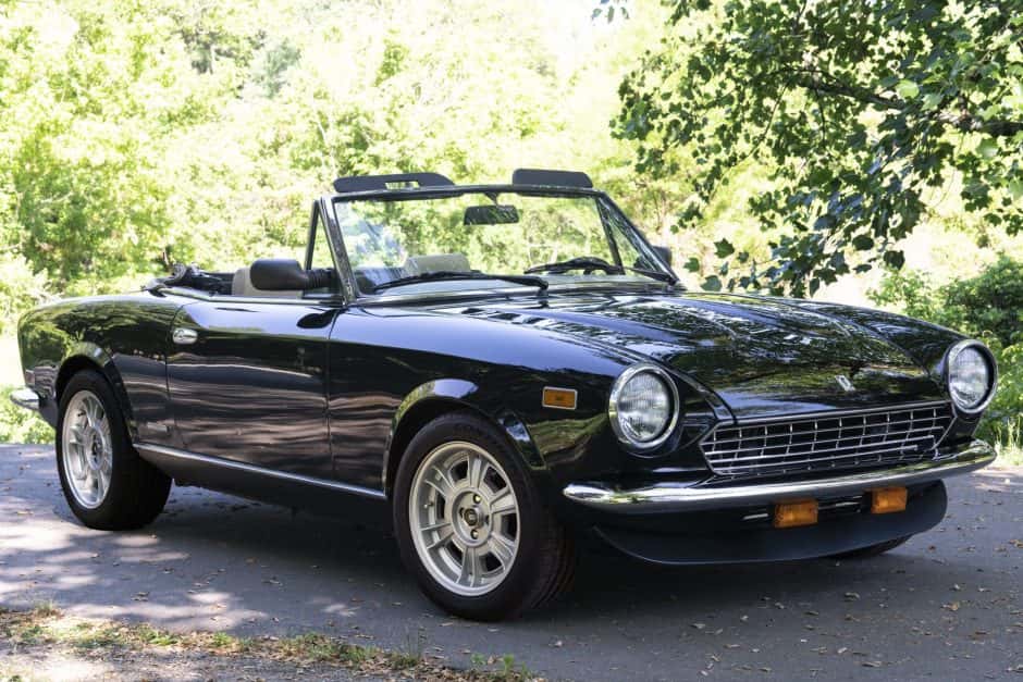 1984 Fiat 124 Spider (1966-1985) sold for $27,000