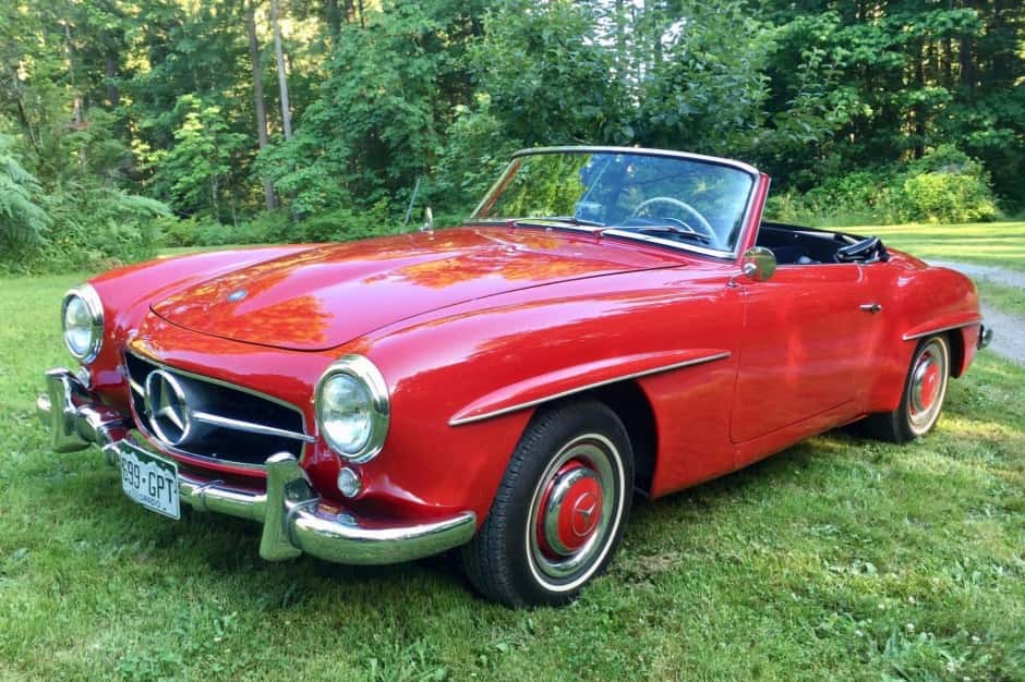 1956 Mercedes-Benz 190SL sold for $80,500