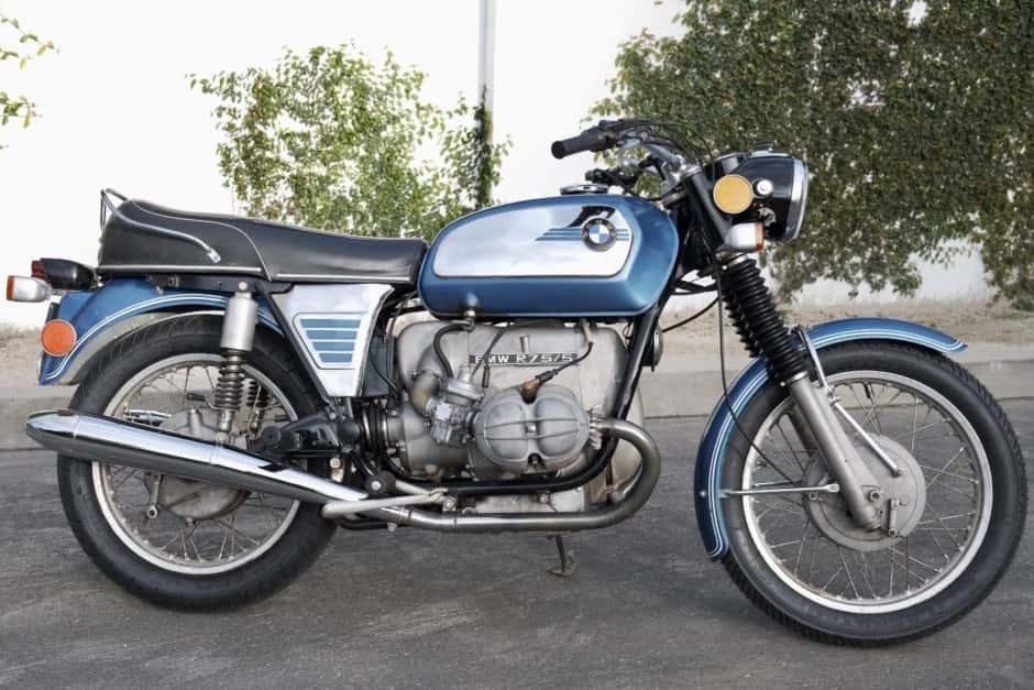 1972 BMW Motorcycles sold for $7,750