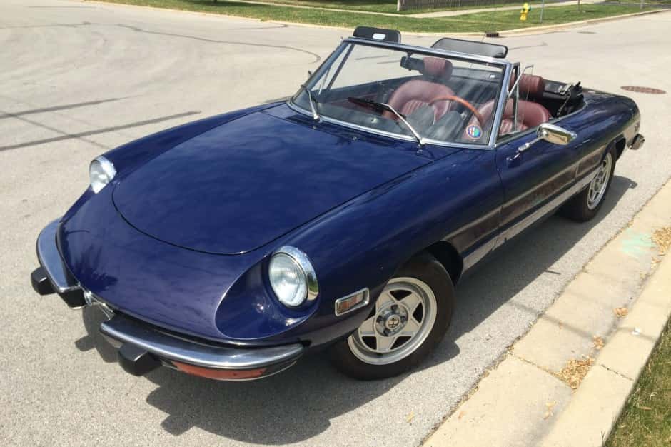 1973 Alfa Romeo 105/115 Spider Series 2 sold for $20,888