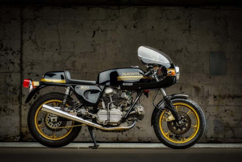 1981 Ducati 750 & 900 Super Sport (1973-1982) sold for $21,000
