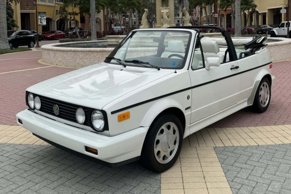 1992 Volkswagen Golf/Rabbit Cabriolet sold for $37,250