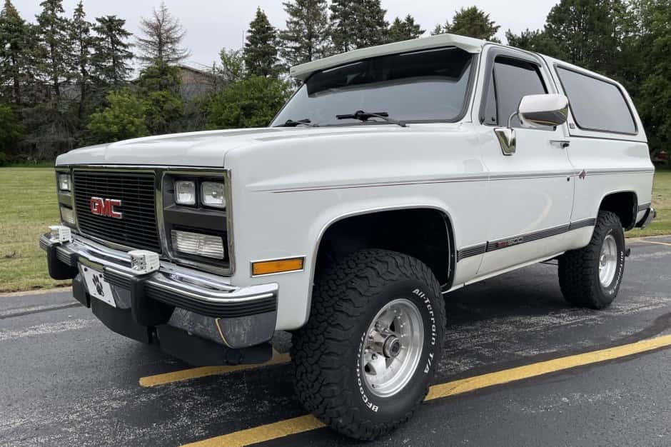 1991 GMC Jimmy (1973-1991) sold for $37,500
