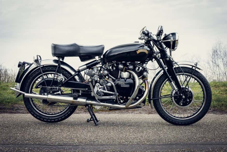 1951 Vincent Black Shadow sold for $80,000