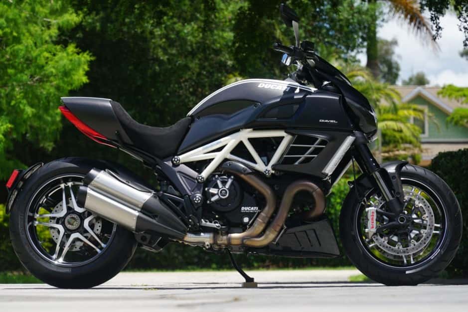 2013 Ducati Diavel sold for $24,000