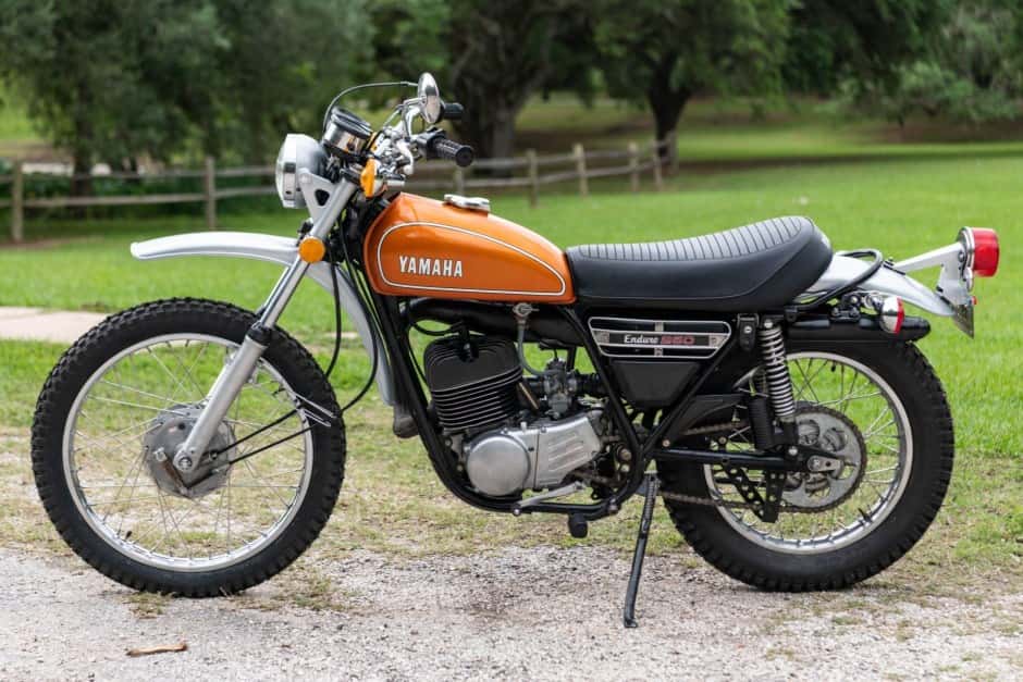 1974 Yamaha Enduro sold for $5,700