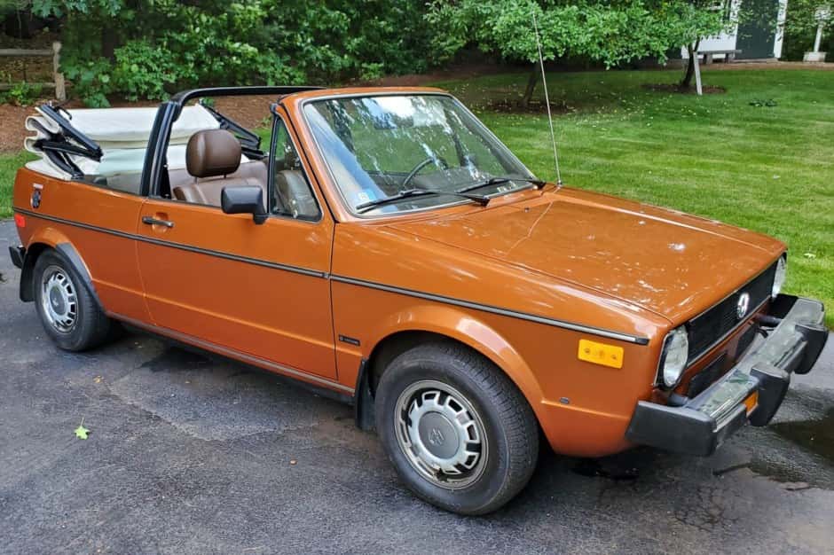 1980 Volkswagen Golf/Rabbit Cabriolet sold for $12,000