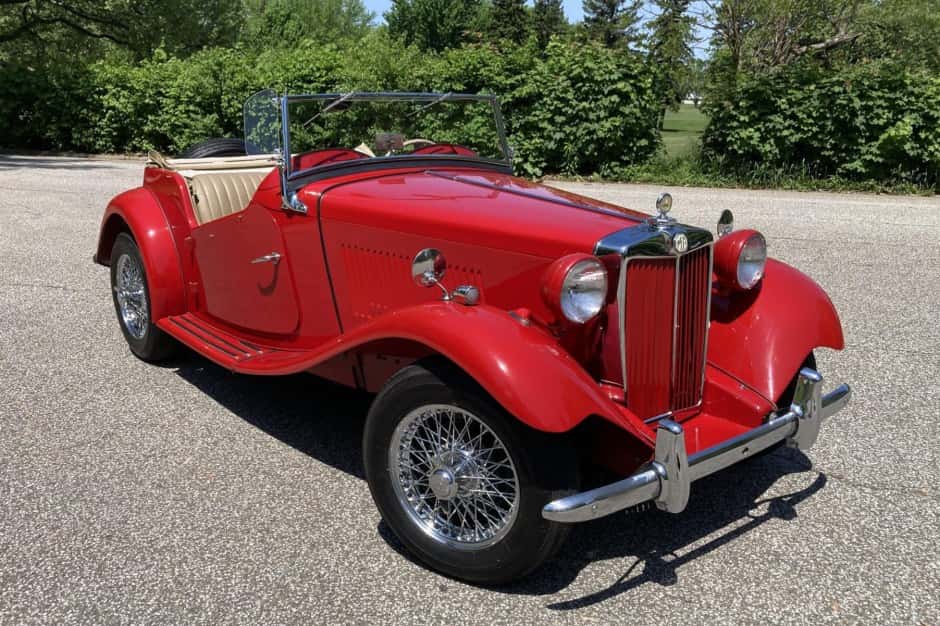 1952 MG TD sold for $22,000