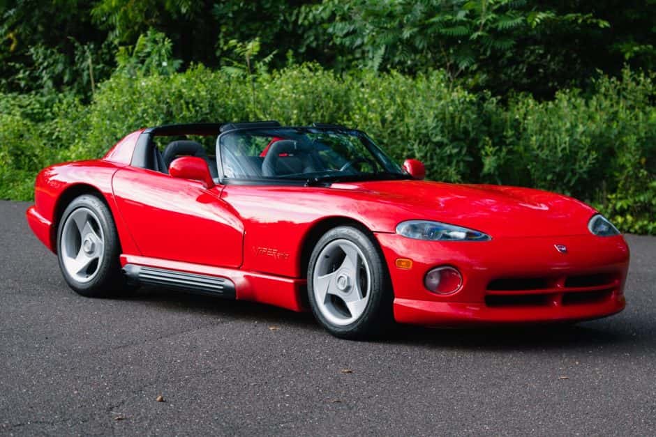 1992 Dodge Viper SR I (1992-1995) sold for $70,000