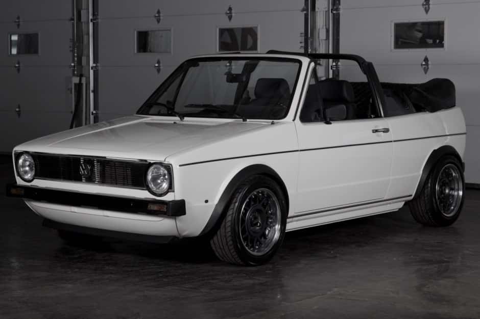 1986 Volkswagen Golf/Rabbit Cabriolet sold for $17,500