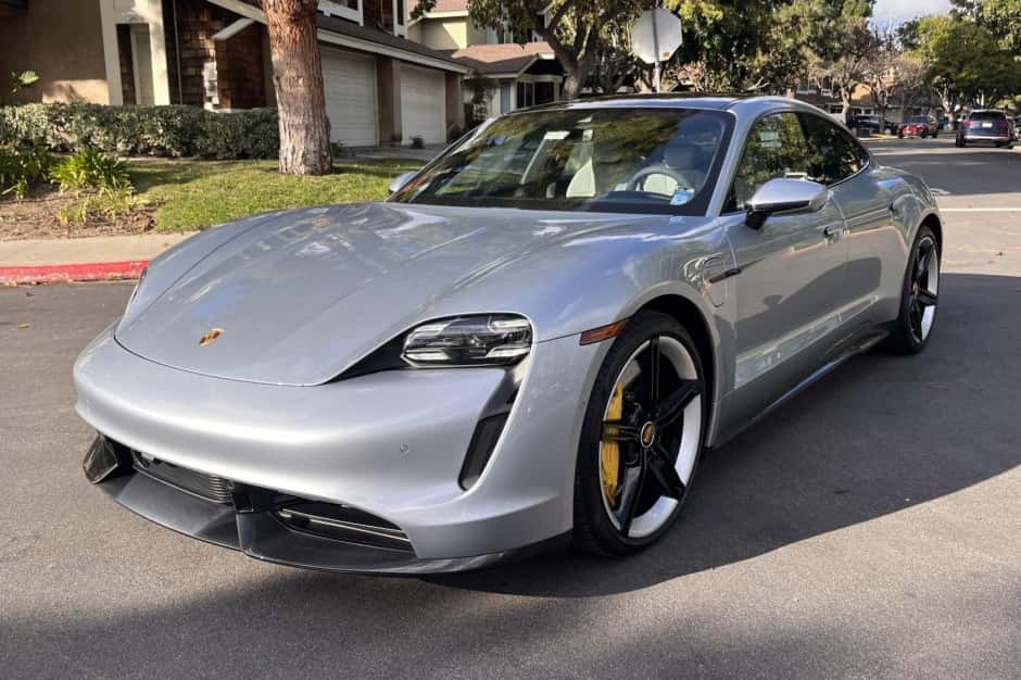 2020 Porsche Taycan sold for $95,959